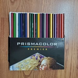 Prismacolor Premiere Verithin 24 Color Pencils NEW